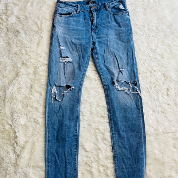 Neuw Sister Ray Distressed Denim Women's 10R - Picture 4 of 7
